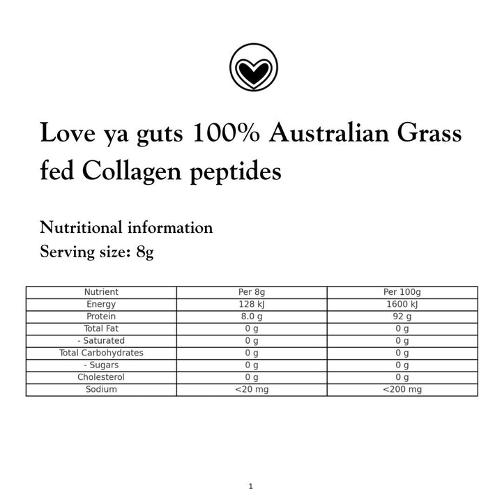 GRASSFED & FINISHED BOVINE COLLAGEN